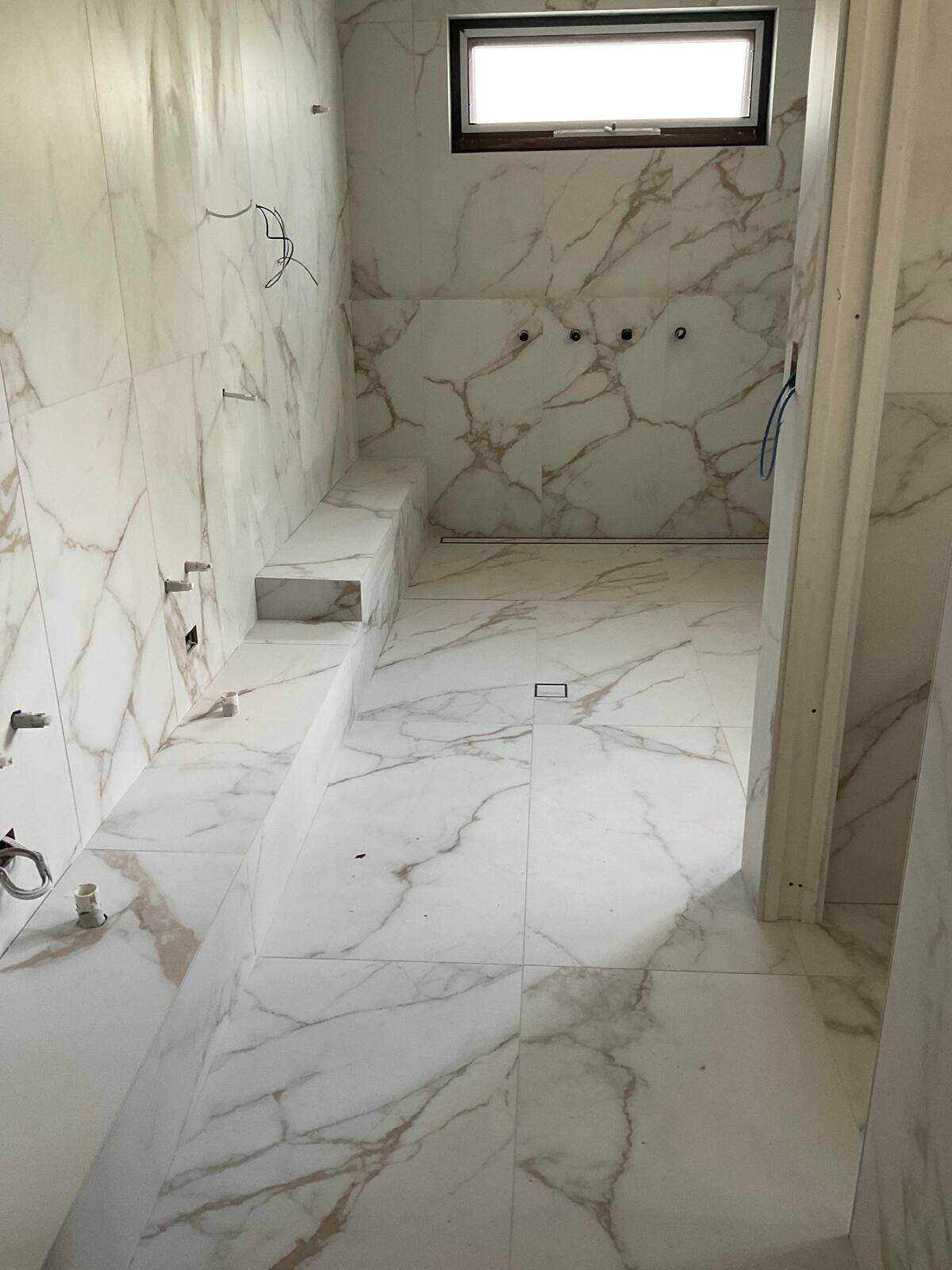 Calacatta marble ensuite